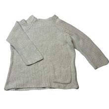 Load image into Gallery viewer, Girls JAMIE KAY, chunky knit cotton sweater / jumper, discolouration left sleeve, FUC, size 4,  