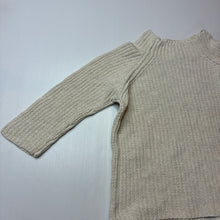 Load image into Gallery viewer, Girls JAMIE KAY, chunky knit cotton sweater / jumper, discolouration left sleeve, FUC, size 4,  