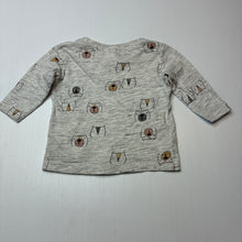 Load image into Gallery viewer, Boys Anko, long sleeve tee / top, bears, GUC, size 000,  