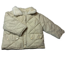 Load image into Gallery viewer, Girls wadded, jacket / coat, no size, armpit to armpit: 38cm, shoulder to cuff: 31cm, FUC, size 2-3,  