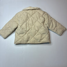 Load image into Gallery viewer, Girls wadded, jacket / coat, no size, armpit to armpit: 38cm, shoulder to cuff: 31cm, FUC, size 2-3,  