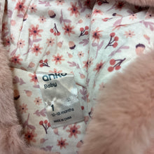Load image into Gallery viewer, Girls Anko, soft faux fur hooded jacket / coat, EUC, size 1,  