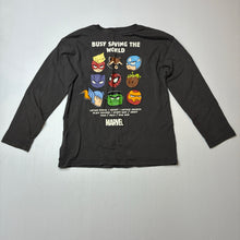Load image into Gallery viewer, Boys H&amp;M, Marvel cotton long sleeve tee / top, FUC, size 5-6,  