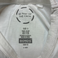 Load image into Gallery viewer, Boys Bonds, Aust cotton singlet / tank top, dinosaur, FUC, size 3,  