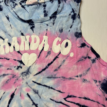 Load image into Gallery viewer, Girls GHANDA, tie dyed cotton sleeveless top, GUC, size 7-8,  
