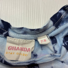 Load image into Gallery viewer, Girls GHANDA, tie dyed cotton sleeveless top, GUC, size 7-8,  