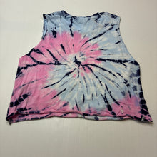 Load image into Gallery viewer, Girls GHANDA, tie dyed cotton sleeveless top, GUC, size 7-8,  