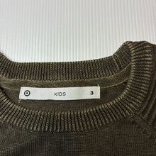 Load image into Gallery viewer, Boys Target, khaki knitted cotton sweater / jumper, truck, EUC, size 3,  