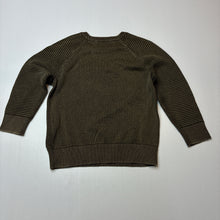 Load image into Gallery viewer, Boys Target, khaki knitted cotton sweater / jumper, truck, EUC, size 3,  