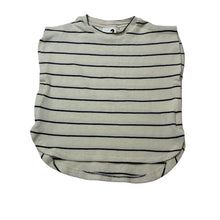 Load image into Gallery viewer, Unisex Cotton On, navy &amp; cream stripe sleeveless top, EUC, size 3,  