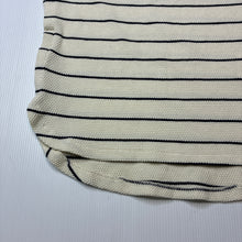 Load image into Gallery viewer, Unisex Cotton On, navy &amp; cream stripe sleeveless top, EUC, size 3,  