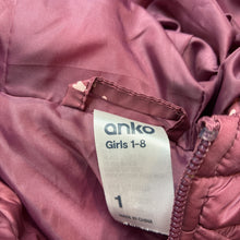Load image into Gallery viewer, Girls Anko, hooded jacket / coat, FUC, size 1,  
