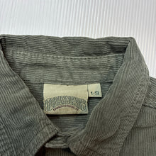 Load image into Gallery viewer, Boys GHANDA, khaki corduroy cotton long sleeve shirt, EUC, size 1-2,  