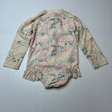 Load image into Gallery viewer, Girls Anko, floral long sleeve swim one-piece, EUC, size 2,  