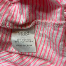 Load image into Gallery viewer, Girls Seed, striped peplum top, sequins, FUC, size 7-8,  