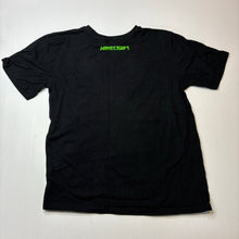 Load image into Gallery viewer, Boys Mojang, Minecraft black cotton tee / top, GUC, size 14,  