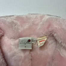 Load image into Gallery viewer, Girls Ladybird, vintage faux fur lined faux suede jacket, EUC, size 5,  