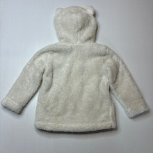 Load image into Gallery viewer, Unisex H&amp;M, fleece zip up hooded sweater / jacket, GUC, size 3-4,  