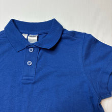 Load image into Gallery viewer, Unisex Anko, blue school polo shirt top, EUC, size 4,  