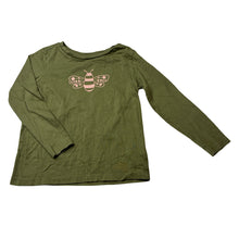 Load image into Gallery viewer, Girls Anko, khaki cotton long sleeve tee / top, EUC, size 3,  