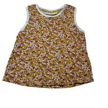 Load image into Gallery viewer, Girls Lily &amp; Dan, floral cotton singlet / tank top, EUC, size 4,  