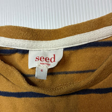 Load image into Gallery viewer, Boys Seed, striped cotton long sleeve top, pilling, FUC, size 6,  