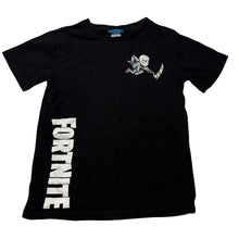 Load image into Gallery viewer, Boys Epic Games, FORTNITE black cotton tee / top, EUC, size 8,  