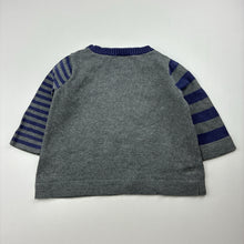 Load image into Gallery viewer, Boys Tiny Little Wonders, knitted cotton lightweight sweater / jumper, FUC, size 00,  