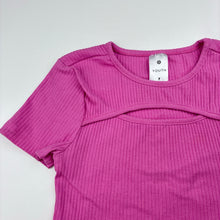 Load image into Gallery viewer, Girls Target, ribbed stretchy tee / top, GUC, size 7,  