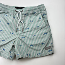 Load image into Gallery viewer, Boys Indie, embroidered board shorts, elasticated, sharks, FUC, size 6,  