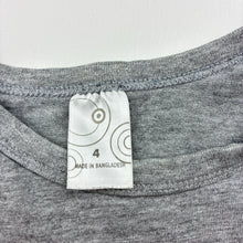 Load image into Gallery viewer, Unisex Target, grey marle long sleeve tee / top, FUC, size 4,  