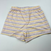 Load image into Gallery viewer, Girls Peppa Pig, striped pyjama shorts, elasticated, EUC, size 4,  