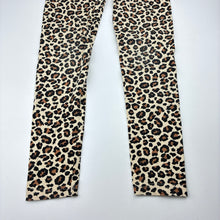 Load image into Gallery viewer, Girls Anko, stretchy leopard print leggings, Inside leg: 55cm, FUC, size 10,  