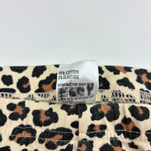 Load image into Gallery viewer, Girls Anko, stretchy leopard print leggings, Inside leg: 55cm, FUC, size 10,  
