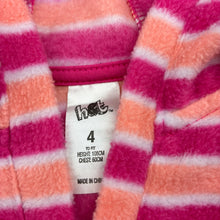 Load image into Gallery viewer, Girls H&amp;T, soft fleece hoodie sweater, GUC, size 4,  