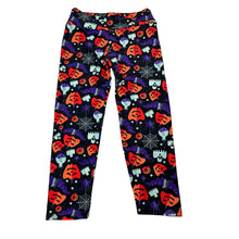 Load image into Gallery viewer, Girls Halloween, soft feel stretchy leggings, Sz: S, W: 25cm unstretched, Inside leg: 39cm, GUC, size 5-7,  
