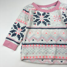 Load image into Gallery viewer, Girls Baby Berry, soft fleece winter pyjama top, FUC, size 2,  