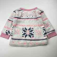 Load image into Gallery viewer, Girls Baby Berry, soft fleece winter pyjama top, FUC, size 2,  