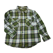 Load image into Gallery viewer, Boys Target, checked flannel cotton long sleeve shirt, GUC, size 5,  