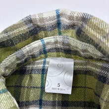 Load image into Gallery viewer, Boys Target, checked flannel cotton long sleeve shirt, GUC, size 5,  