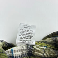 Load image into Gallery viewer, Boys Target, checked flannel cotton long sleeve shirt, GUC, size 5,  