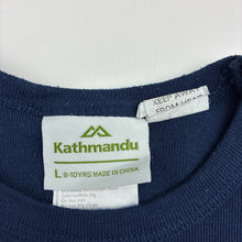 Load image into Gallery viewer, Unisex Kathmandu, polyPRO thermal long sleeve top, discolouration on back, FUC, size 8-10,  