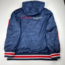 Load image into Gallery viewer, Boys Champion, reversible zip up hooded track top / jacket, no size, armpit to armpit: 44cm, shoulder to cuff: 51cm, FUC, size 10-12,  