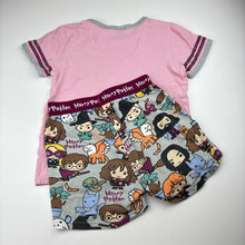 Load image into Gallery viewer, Girls Cotton On, Harry Potter soft feel stretch cotton pyjamas, wash fade, FUC, size 7,  