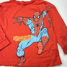 Load image into Gallery viewer, Boys Marvel, Spiderman cotton long sleeve pyjama top, GUC, size 5,  