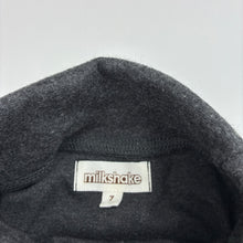 Load image into Gallery viewer, Unisex Milkshake, grey marle skivvy / roll neck top, EUC, size 7,  
