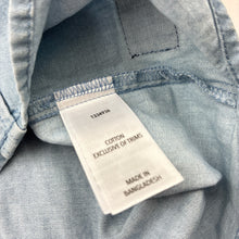 Load image into Gallery viewer, Boys 1964 Denim Co, chambray cotton short sleeve shirt, NEW, size 7,  