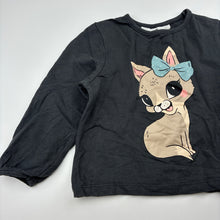 Load image into Gallery viewer, Girls H&amp;M, cotton long sleeve top, GUC, size 3-4,  