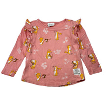 Load image into Gallery viewer, Girls GUESS HOW MUCH I LOVE YOU, cotton long sleeve top, no size, armpit to armpit: 28.5cm, shoulder to cuff: 29cm, GUC, size 2,  