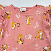 Load image into Gallery viewer, Girls GUESS HOW MUCH I LOVE YOU, cotton long sleeve top, no size, armpit to armpit: 28.5cm, shoulder to cuff: 29cm, GUC, size 2,  